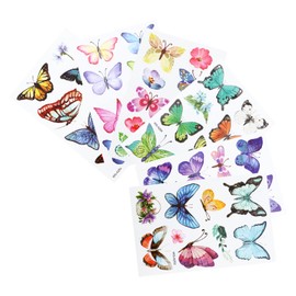 Kichvoe 12 Unids 3D Mariposa Tatuajes Temporales Mujeres Mariposa Tatuajes Falsos Arte Corporal Maquillaje Pegatinas Calcomanía Favores de Fiesta para Niñas Decoración de Cumpleaños