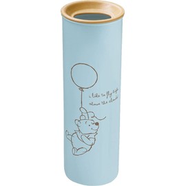 Nishiki Kasei Winnie the Pooh Slim Tissue Bottle 3.0 x 3.0 x 9.4 inches (7.6 x 7.6 x 23.8 cm), Light Blue (LB x L-bal)