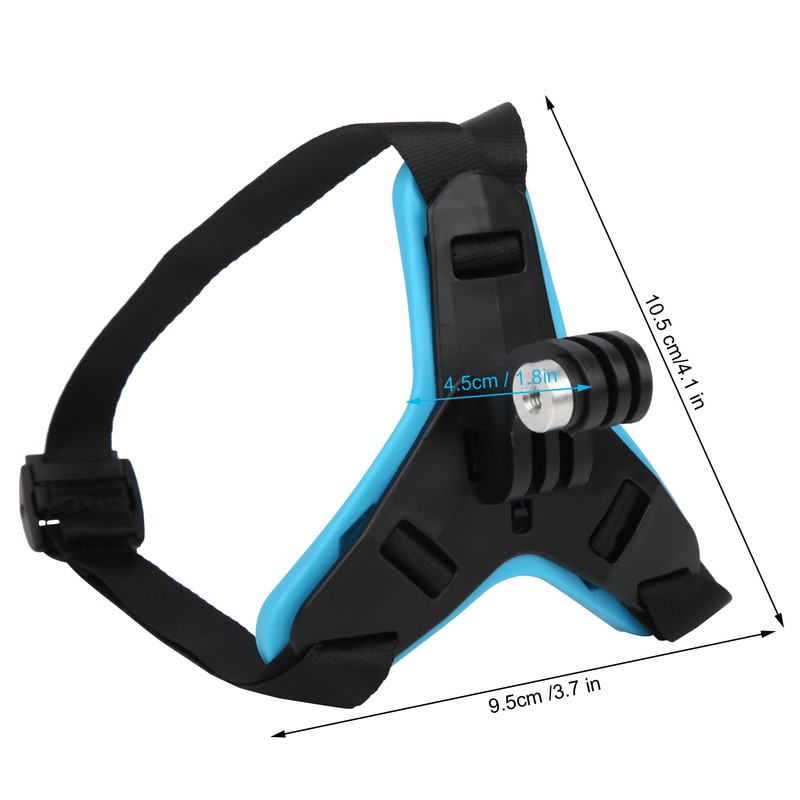 Motorcycle Helmet Front Chin Bracket Holder Fixed Strap Mount for