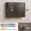 WeHere 60 Key Lock Box Wall Mount, Smart Key Cabinet,