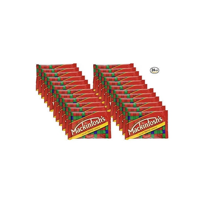 Nestle Mackintosh's 24 Pack Creamy Toffee Bars in Original Display