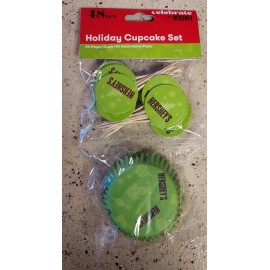 Hershey’s Holiday Green Cupcake Set Celebrate with Hershey Holiday