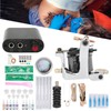 Coil Tattoo Machine Kit Clip Cord Foot Pedal Power Supply