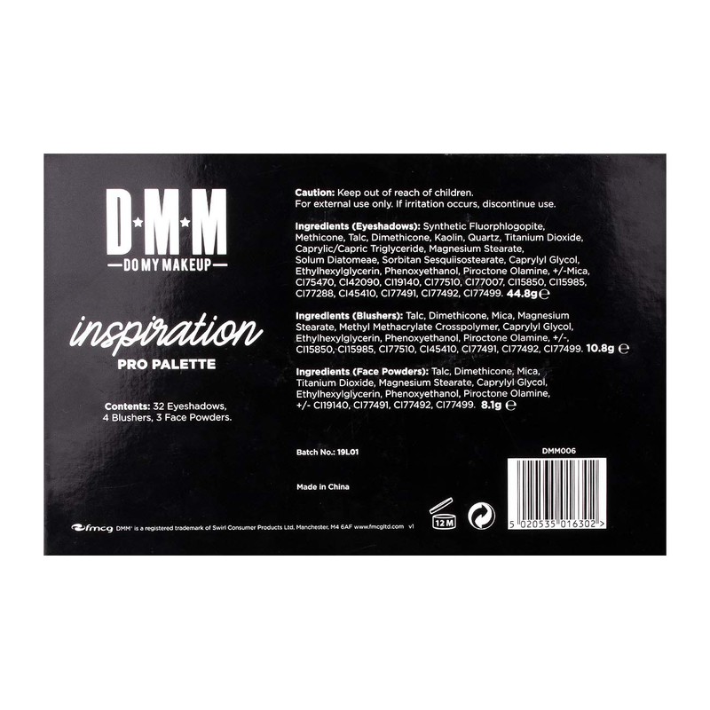 DMM Do My Makeup Matt & Shimmer Palette, 39 Amazing