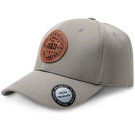 World Best Dad Ever Cap, Dad Hat Fathers Day Birthday Gifts for Dad Papa from Daughter Son Trucker Gray Cap