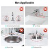 24 Inch Longer Faucet Mat for Kitchen Sink [5°Slope Fast