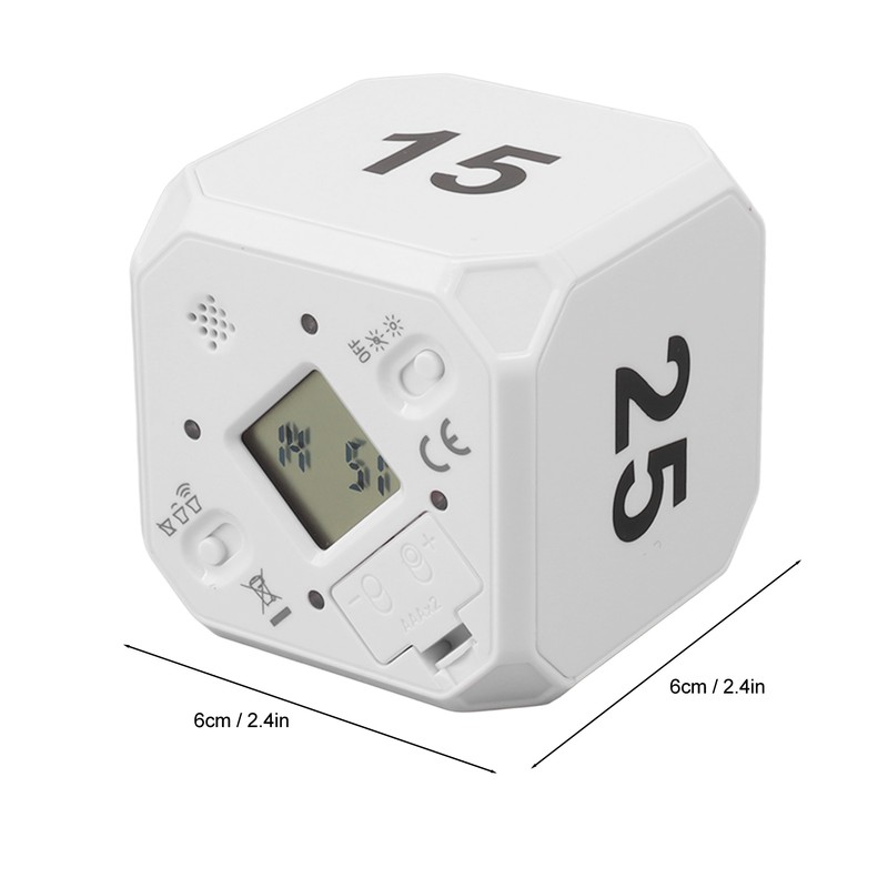 Kitchen Timer Portable Modes Adjustable 5 15 25 45 Min
