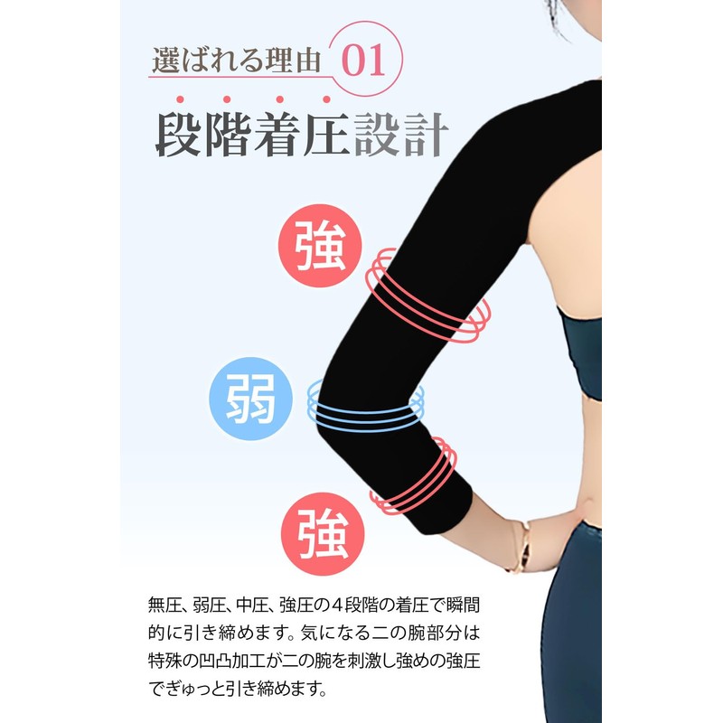 [QUDCK] Upper Arm Compression Shaper Compression Inner [Physical The] [Feel