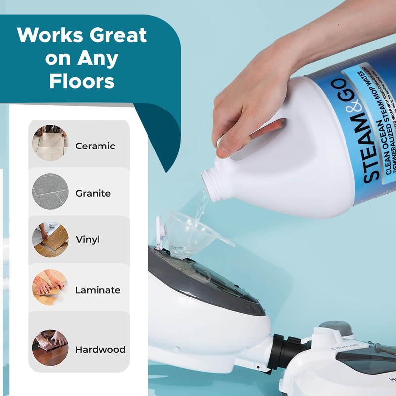 Steam and Go Demineralized Water - Clean Ocean Scent -