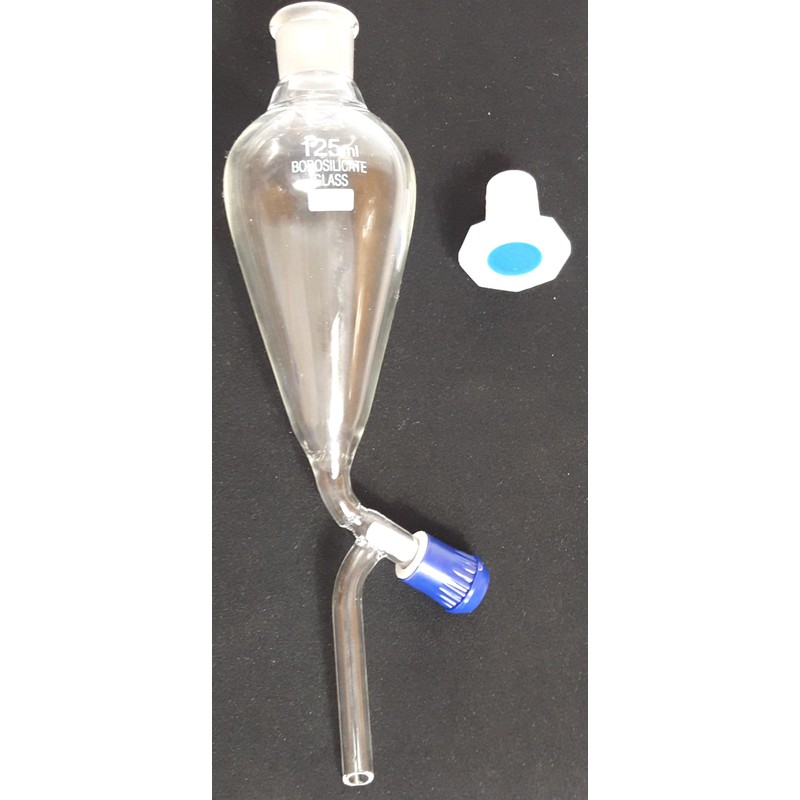 Sheath 125 ml NS19 Funnel, PTFE Valve with PE/Plug