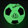 Senston Glow in The Dark Soccer Ball, Glowing Leather Soccer