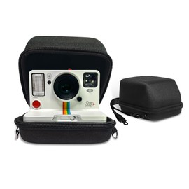 Kuprusar Camera Case for Polaroid OneStep 2VF/Now+ Camera, Hard Carrying Case Protective EVA Storage Bag for One Step+/Now/Now+ Plus 2nd I-Type Instant Film Camera with Shoulder Strap