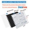 DICOFUN 10-Sheets Peel and Stick Backsplash Wall Tile, Faxu Stone