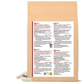 Ashwagandha Capsules Organic 400 Pieces | Refill Pack | High Dose 1500 mg per Daily Dose | Indian Ginseng | 100% Natural | Finely Ground Ashwagandha Powder in Organic Quality | Vegan | by Achterhof