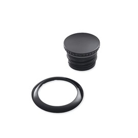Harley-Davidson Genuine Harley Flush Mount Fuel Cap Kit Gloss Black 61100210 Motorcycle Parts Custom