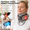 Cervical Traction Device - Adjustable Neck Stretching with Heating Pad