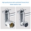 Brass 16 Inch Shower Head Extension Arm with Lock Joints,