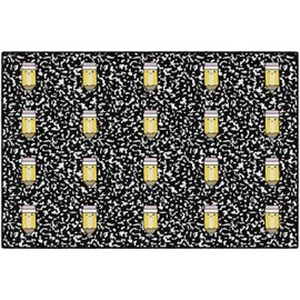 Flagship Carpets Schoolgirl Style School Days Pencil Spots Educational Area Rug for Kids Room, Children's Classroom Rug for Teaching and Playroom, 5' X 7'6"