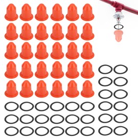 30 Pcs Fire Sprinkler Covers with Magnet Orange Fits for ceilings Concealed sprinkler head guards and head paint guards -Upgrade your fire safety equipment