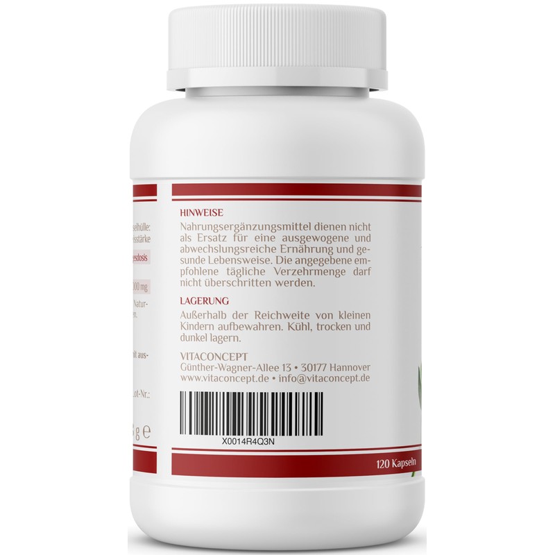 Sage Capsules, High Dosage, 2000 mg Per Capsule, 120 Pieces,