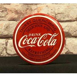 Coca-Cola Drink Coca-Cola Round Refrigerator / Toolbox Magnets - American Made
