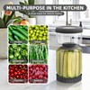 Luvan Hourglass Pickle Jar with Strainer Flip - 46oz Glass