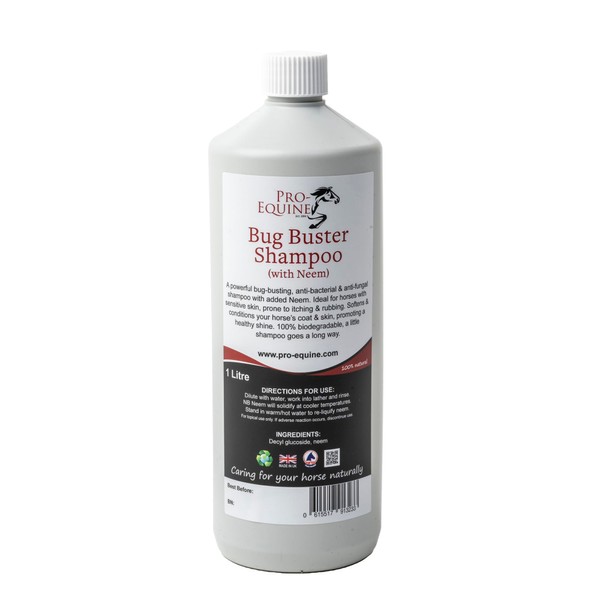 Horse Shampoo with Neem Oil, Natural Grooming Product, 1 Litre.