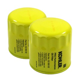 Kohler (2 Pack) 52 050 02-S1 Engine Oil Filter Extra Capacity For M18 - M20, CV11 - CV16, CH11 - CH16, LV560 - LV675, CV460 - CV490