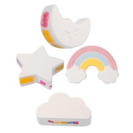 Beavorty Long-term Skin Care Bath Salt 4pcs Portable Bathing Moisturizing Bath Set