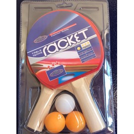 Table Tennis Set 2 Bats with 3 Balls