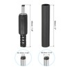 PATIKIL 4pcs 3.5x1.35mm DC Male Plug Power End DIY DC
