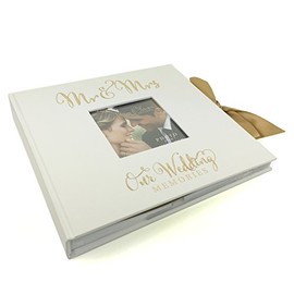 ukgiftstoreonline Large Wedding Photo Album 50 6x8 with verse design Gift