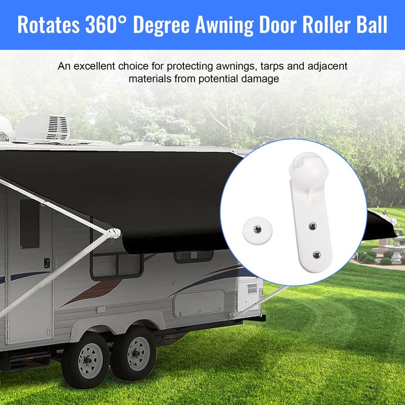 Giokyi 360° Degree Awning Door Roller Ball for RV Door