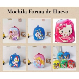 Zoo animalitos kawaii Mochila Preescolar Personajes Con Correa Antirrobo Kínder