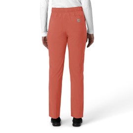 Carhartt Scrubs C53210 Women's Force® Modern Fit Straight Leg Pant XXX-Large Petite Dusty Cedar