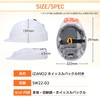IZANO2 Disaster Prevention Helmet, Folding Helmet, With Chin Strap Whistle