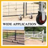 Gate Wheel 6 inch Farm Gate Wheel, 2 Pack Gate