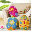 Thinkday 3 Pcs Easter Eggs Pillow Soft Plush Easter Eggs