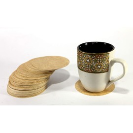 esplanade Disposable Printed Paper Coasters (Set of 100)- Use and Throw Reversible Paper Coasters-Perfect for Bar, Hotel, Restaurant purpose & Parties.