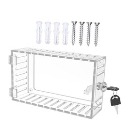 TEHAUX 1 Set Thermostat Lock Box with Mounted Thermostat Guard Safe and Secure for Homes Offices and Laboratories Durable and Practical Design