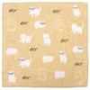 Hamamonyo Washed Towel Handkerchief, Cat Glasses