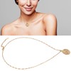 White Zircon Women Necklace Snake Pattern Electroplated Fashionable Female Pendant