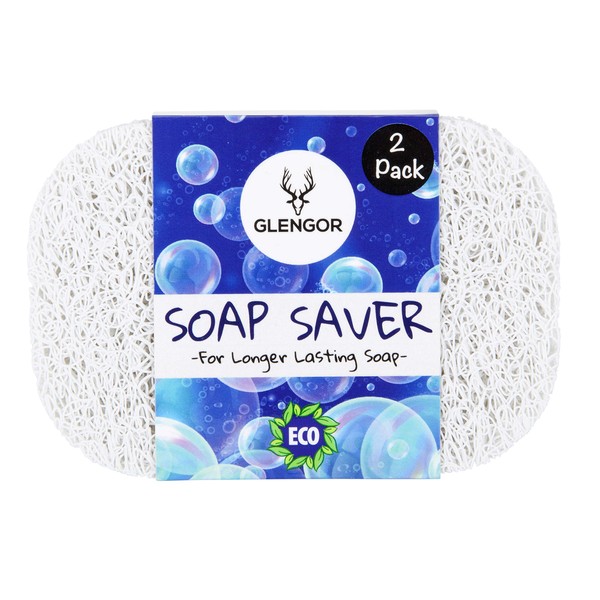 Glengor Soap Saver/Soap Lift-Pack of 2 | Eco-Friendly for Longer