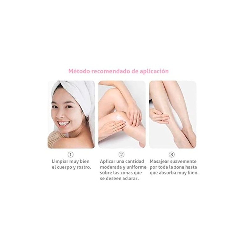 Crema Suave Aclaradora Aichun Beauty Cara Cuerpo Aclara Rodillas Codos