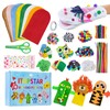Itopstar 8 Pcs Felt Hand Puppet Making Kit for Kids