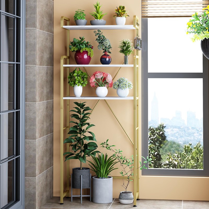 Over The Toilet Storage Rack with 3-Tier Shelves, Space Saver