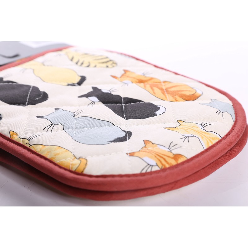 Cats in Waiting Double Oven Glove