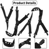 2PCS Hard Hat Chin Strap, With Detachable Elastic Strap And