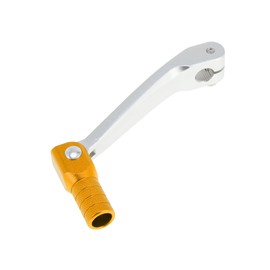 Hihaha Folding Motorcycle Gear Shifter Lever for Honda CRF150F 2003-2017 Aluminum Alloy Pedal Shift Lever Arm Siver Tone Gold Tone Head