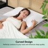 Cooling Pillow Cases for Side Sleeper, Curved Pillow Covers King